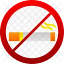 No Smoking Cancer Cigarette Icon