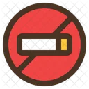 No Smoking Forbidden Smoke Icon