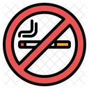 No Smoking Prohibition Smoking Ban Icon