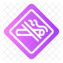 No Smoking Cigarette Warning Icon