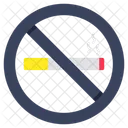 No Smoking No Cigarette Smoking Ban Icon