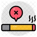 No Smoking No Cigarette Smoking Ban Icon