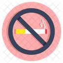 No Smoking No Cigarette Smoking Ban Icon