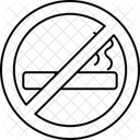 Cigarette Smoking No Cigarette Icon