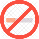 Cigarette Smoking No Cigarette Icon