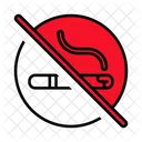 No Smoking No Smoke Forbidden Smoking Icon