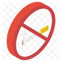 No Smoking Smoking Prohibited Quit Smoking Icon