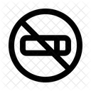 No Smoking Cigarette Forbidden Icon