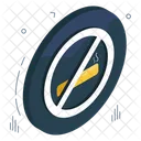 No Smoking No Cigarette Smoking Ban Icon