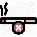 No Smoking Cigarette Ban Icon