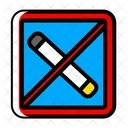 No Smoking On Airplane  Icon