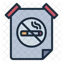 No Smoking Sign Poster Campaign Icon