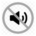 No Sound Warning Prohibition Icon