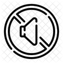 No Sound No Noise Signaling Icon