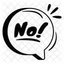 Rejection Catchword Disagree Icon