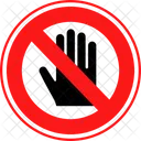 No Stop Sign Traffic Sign Icon