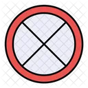 Forbidden Stop Sign Road Sign Icon