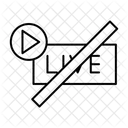 No Streaming Icon