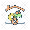 No Sweets At Home Icon