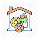 No sweets at home  Icon