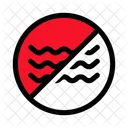 No Swimming Water Restriction Icon