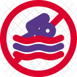 No Swimming  Icon