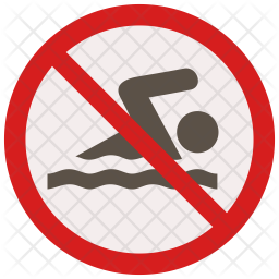 No swimming Icon
