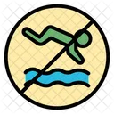 No Swimming Prohibited No Icon