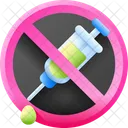 No Syringe Forbidden Prohibition Icon