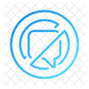 No Talking Chat Speech Icon