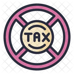 No Tax  Icon