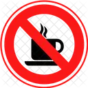 No Tea No Coffee Forbidden Icon