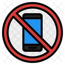 Sin Telefono Smartphone Prohibicion Icono