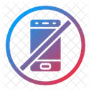 Telefono Prohibido Sin Movil Icono