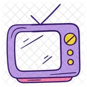 No Television No Entertainment Tv Retro Slash Icon