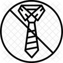 No Tie Casual Relax Icon