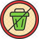 No tirar basura  Icono