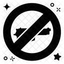 No To Guns Weapon Prohibited Gun Blocked Icon
