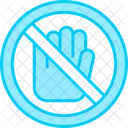 No Touch Sign Symbol Icon