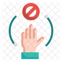 No Touch Forbidden New Normality Icon