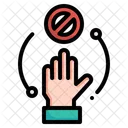 No Touch Forbidden New Normality Icon