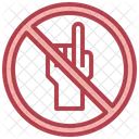 No Touch Signaling Symbol Icon