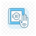 No Touch Exit Switch  Icon