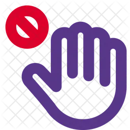 No Touching  Icon