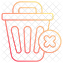 No Trash Forbidden No Garbage Icon