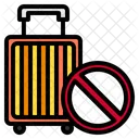 Travel Bag Ban Travel Ban Icon