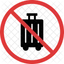 No Travel Bag  Icon