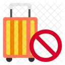 Travel Bag Ban Travel Ban Icon