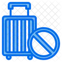Travel Bag Ban Travel Ban Icon