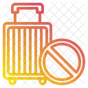 Travel Bag Ban Travel Ban Icon